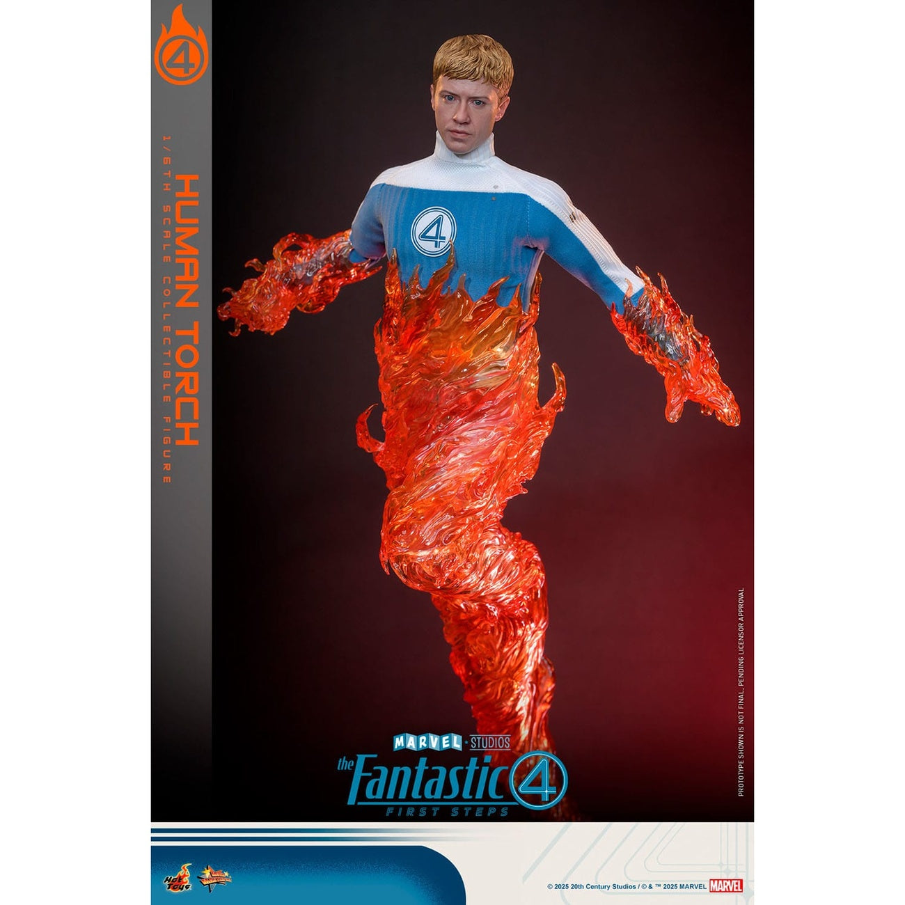 Product image The Fantastic Four: First Steps - Human Torch Masterpiece Action Figure 1:6