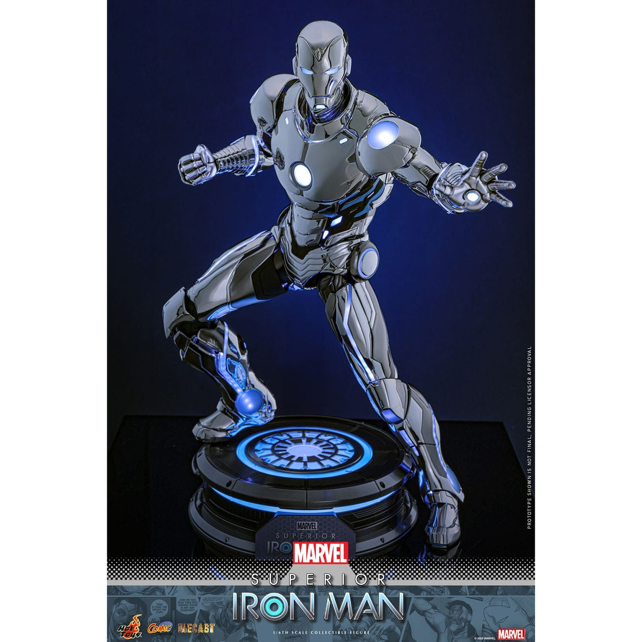 Produktbild Marvel Comic - Superior Iron Man Masterpiece 1:6 Actionfigur