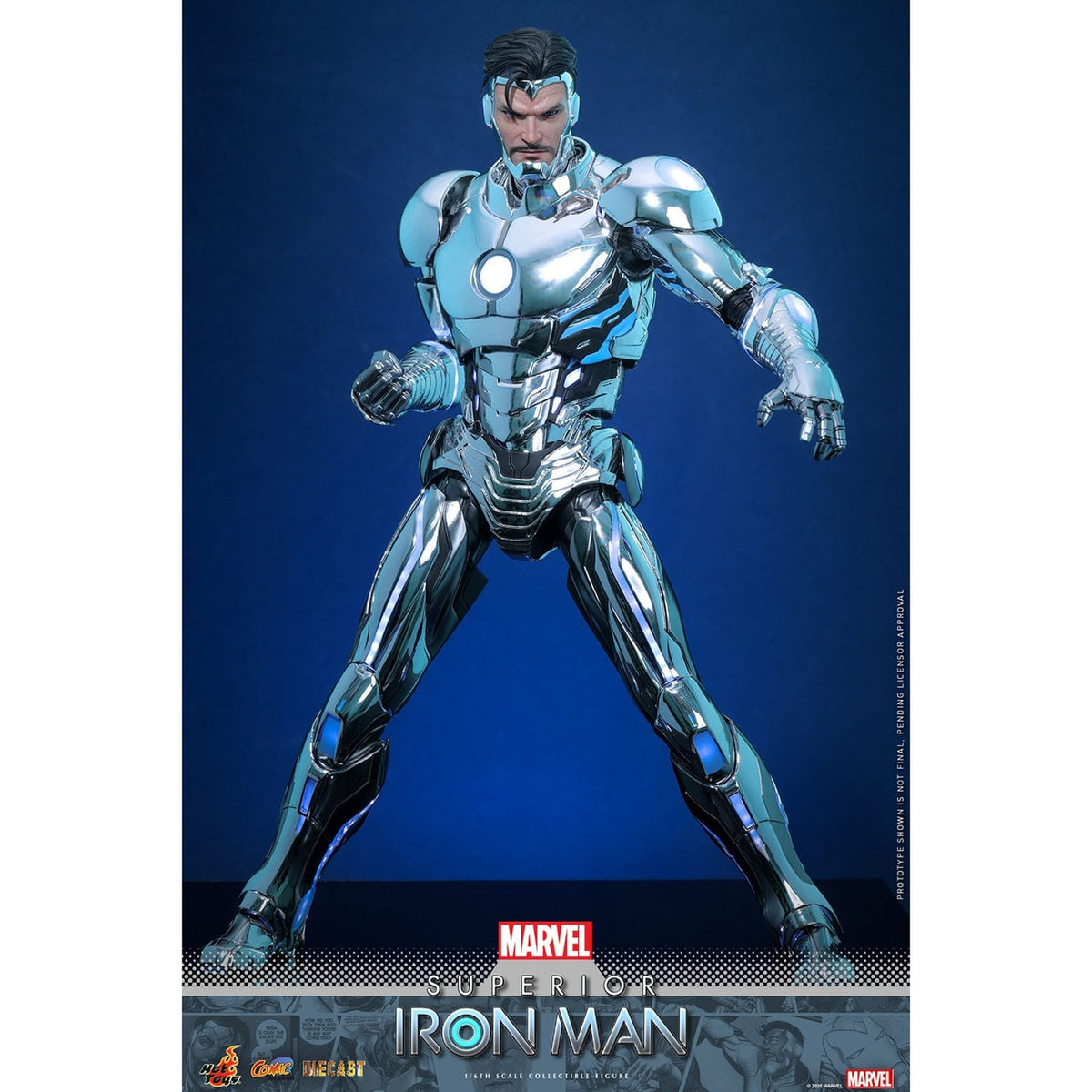 Produktbild Marvel Comic - Superior Iron Man Masterpiece 1:6 Actionfigur
