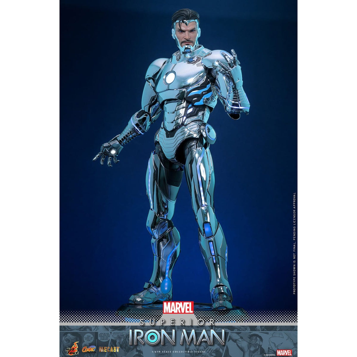 Produktbild Marvel Comic - Superior Iron Man Masterpiece 1:6 Actionfigur