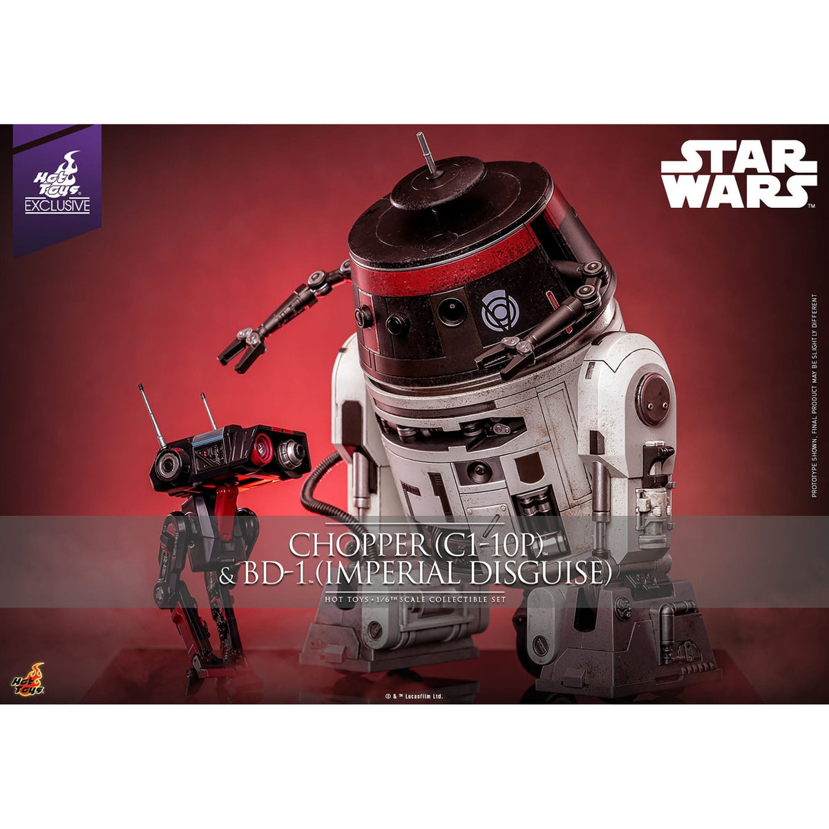 Produktbild Star Wars - Chopper och BD-1 Actionfigursset