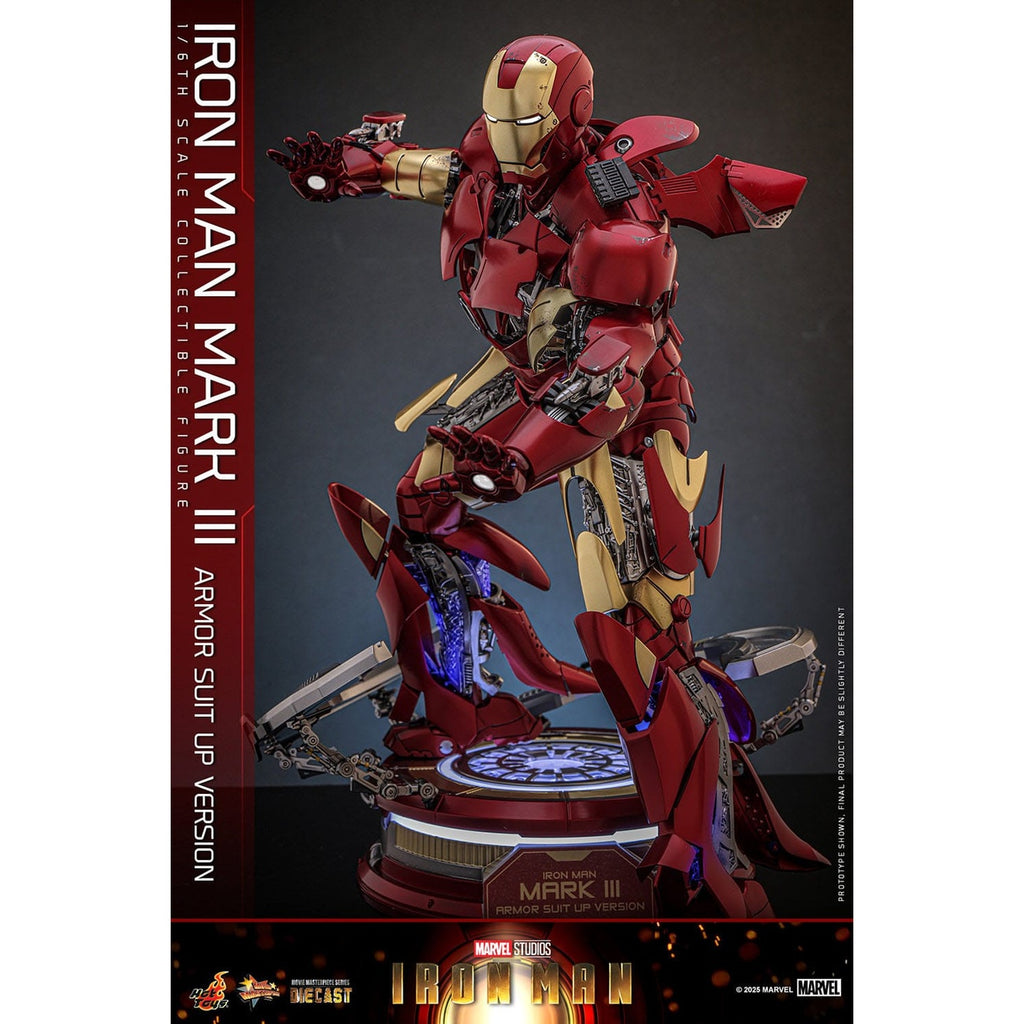 Produktbild Iron Man Mark III (Armor Suit Up Version) Masterpiece 1:6 actionfigur - Iron Man