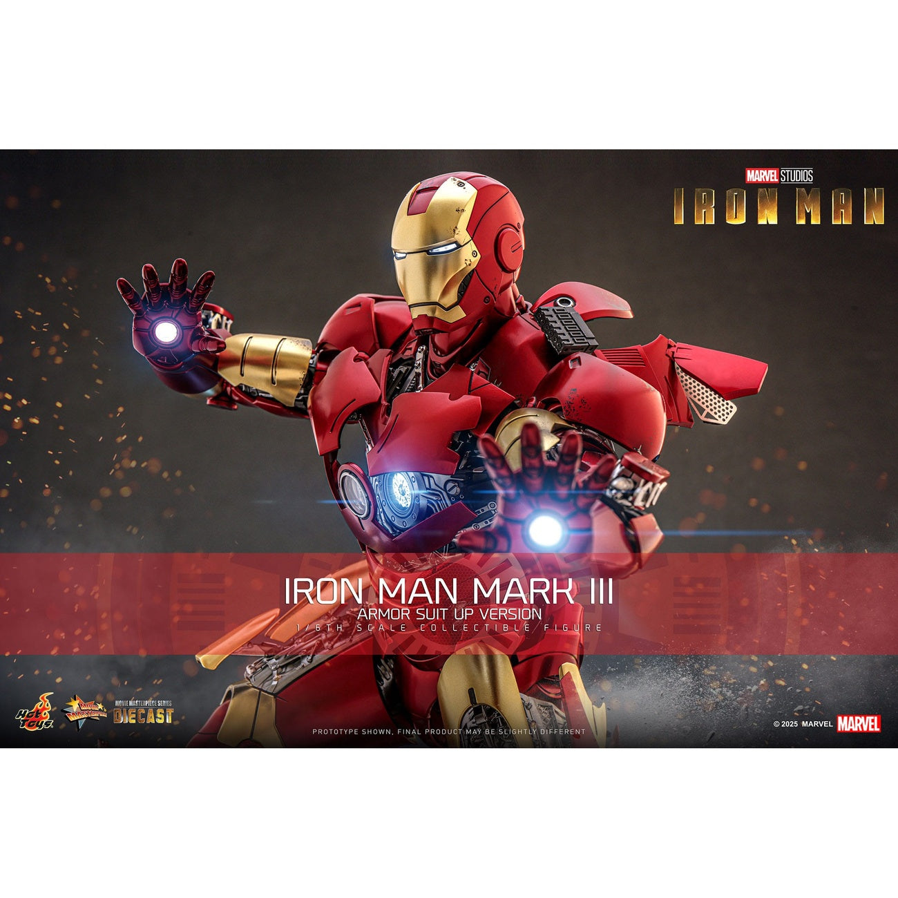 Produktbild Iron Man Mark III (Armor Suit Up Version) Masterpiece 1:6 actionfigur - Iron Man