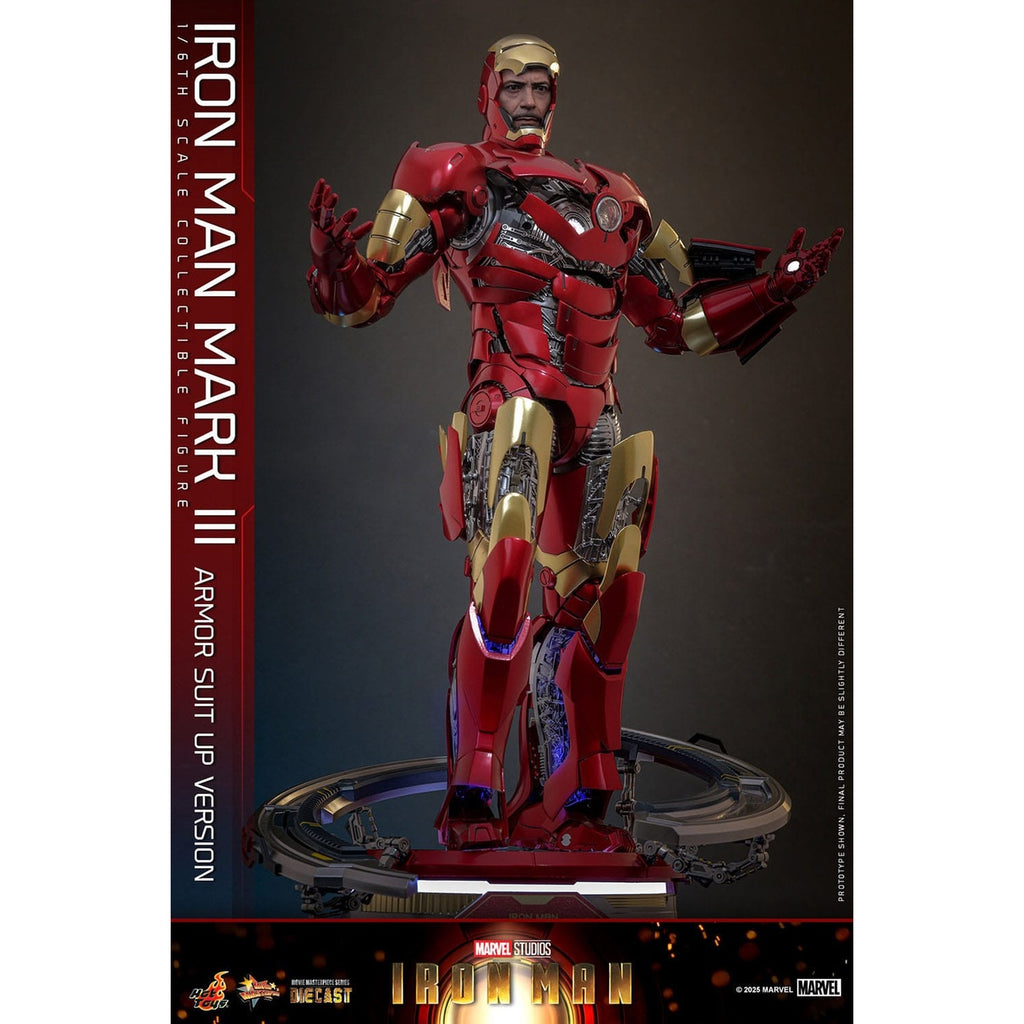 Produktbild Iron Man Mark III (Armor Suit Up Version) Masterpiece 1:6 actionfigur - Iron Man