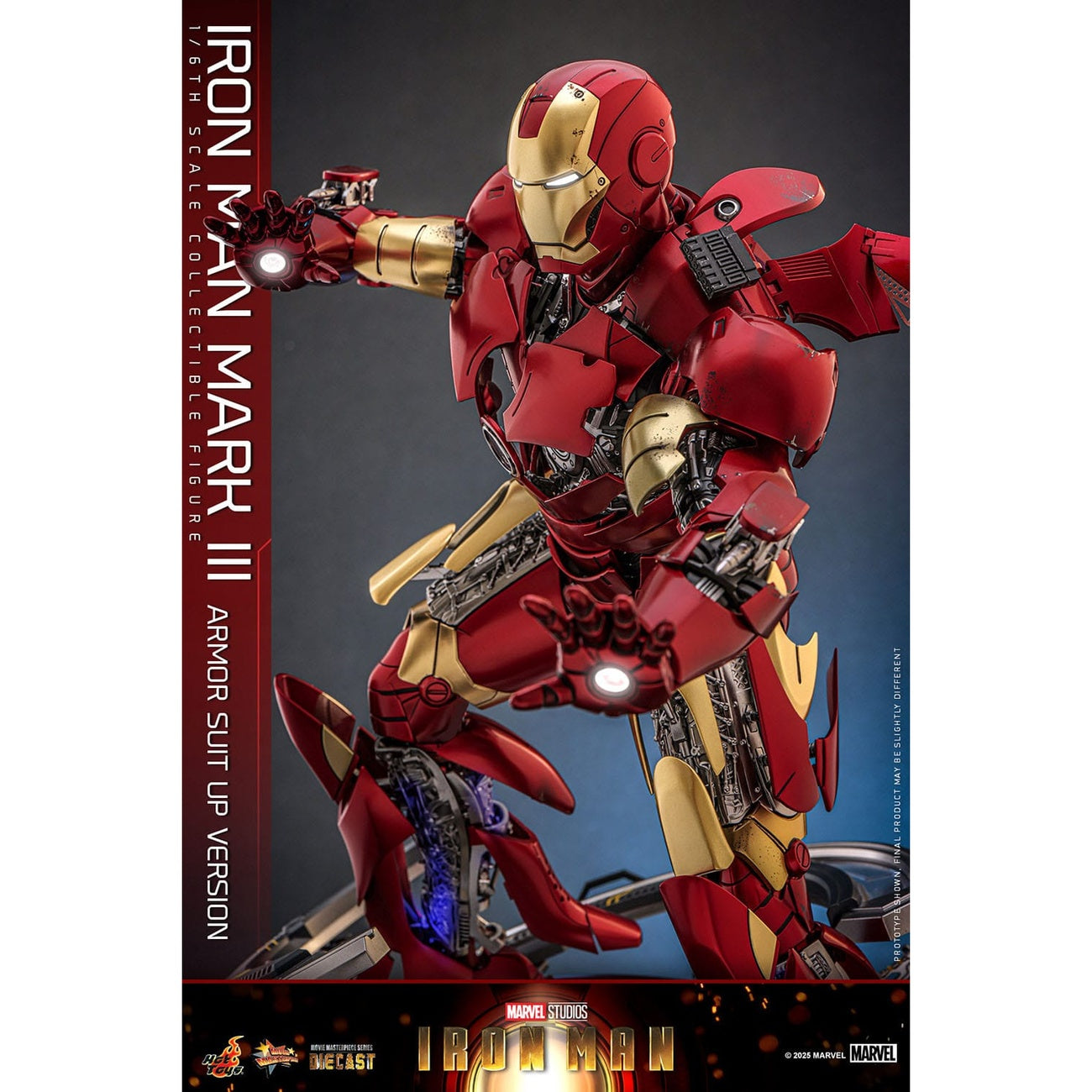 Produktbild Iron Man Mark III (Armor Suit Up Version) Masterpiece 1:6 actionfigur - Iron Man