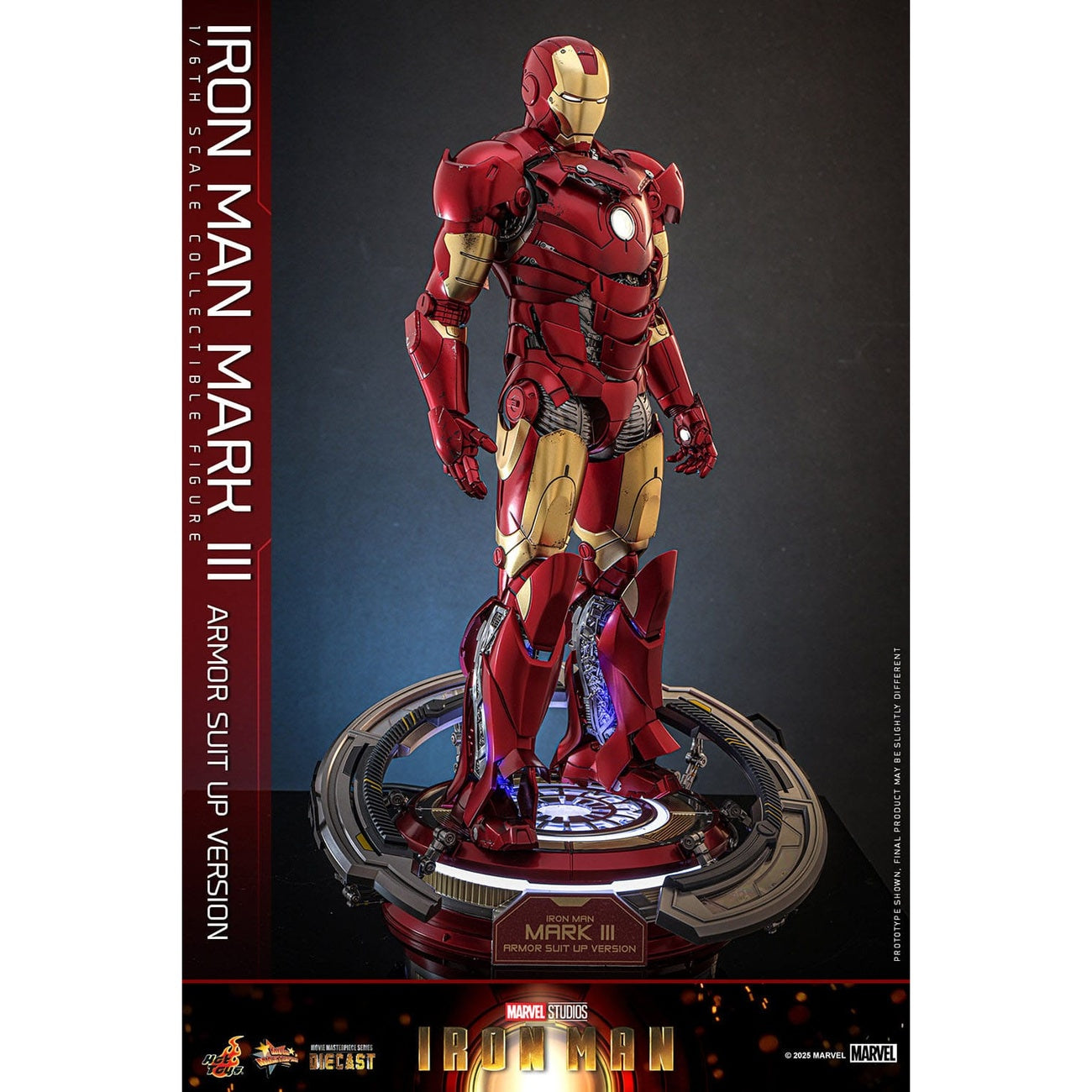 Produktbild Iron Man Mark III (Armor Suit Up Version) Masterpiece 1:6 actionfigur - Iron Man