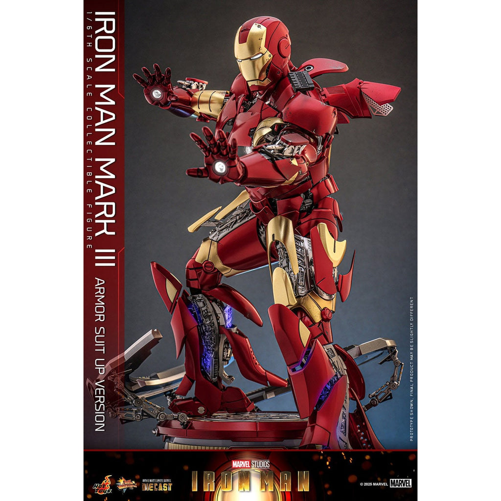 Produktbild Iron Man Mark III (Armor Suit Up Version) Masterpiece 1:6 actionfigur - Iron Man