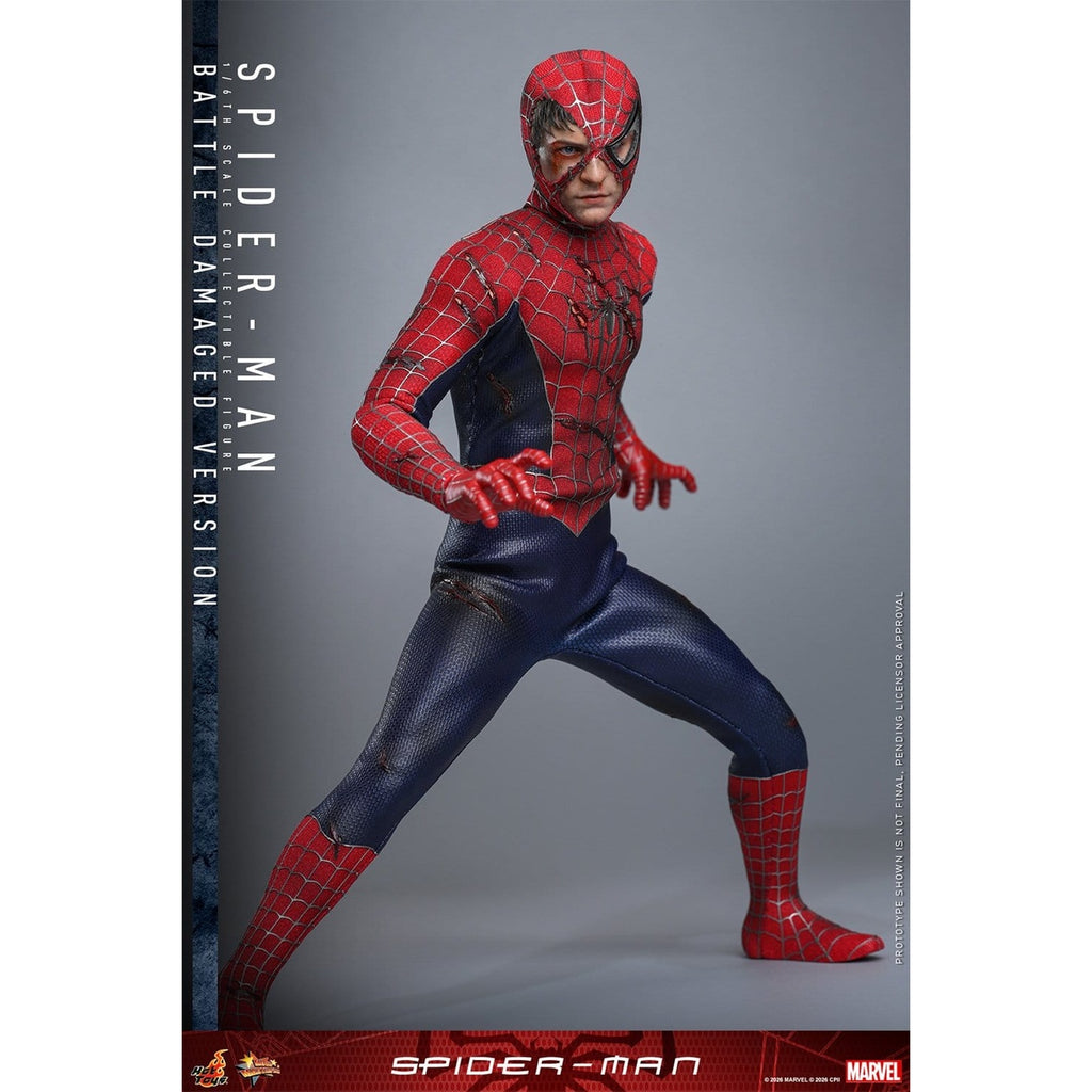 Produktbild Marvel - Spider-Man Masterpiece 1:6 Actionfigur Battle Damaged Version