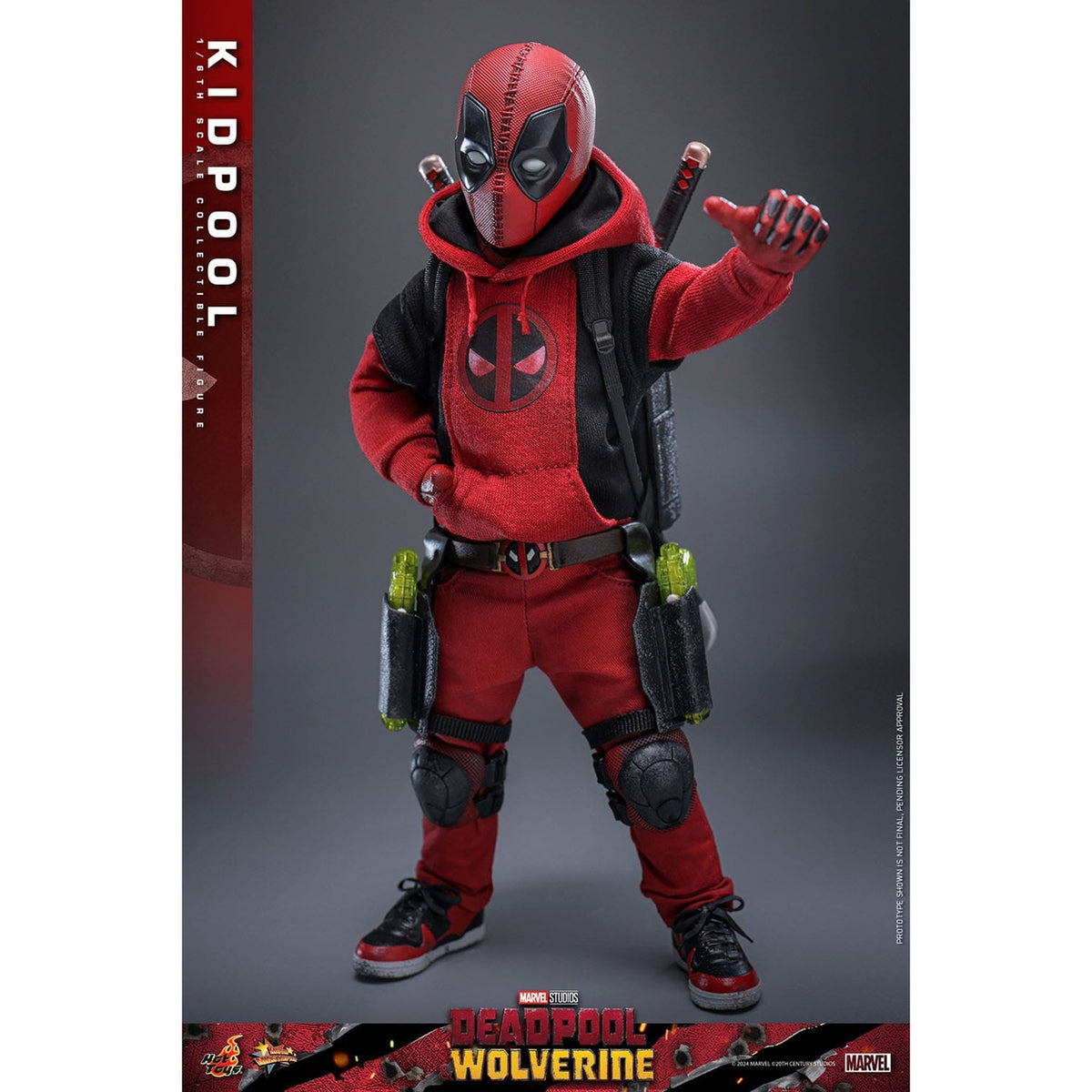 Produktbild Deadpool & Wolverine - Kidpool Masterpiece 1:6 actionfigur