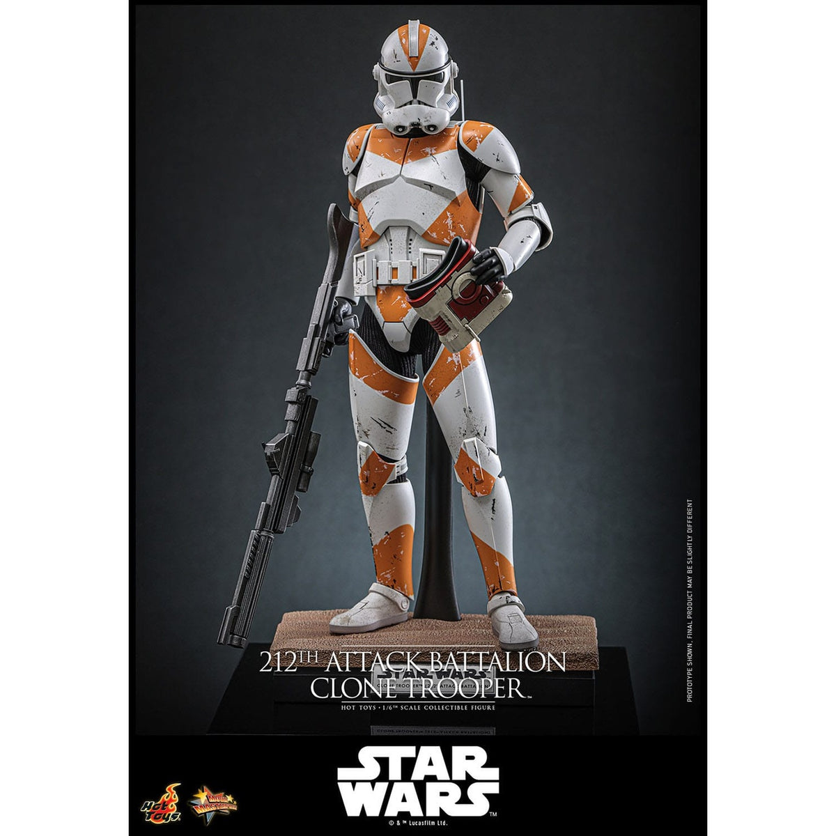 Produktbild Star Wars: The Clone Wars – 212th Attack Battalion Clone Trooper Actionfigur 1:6