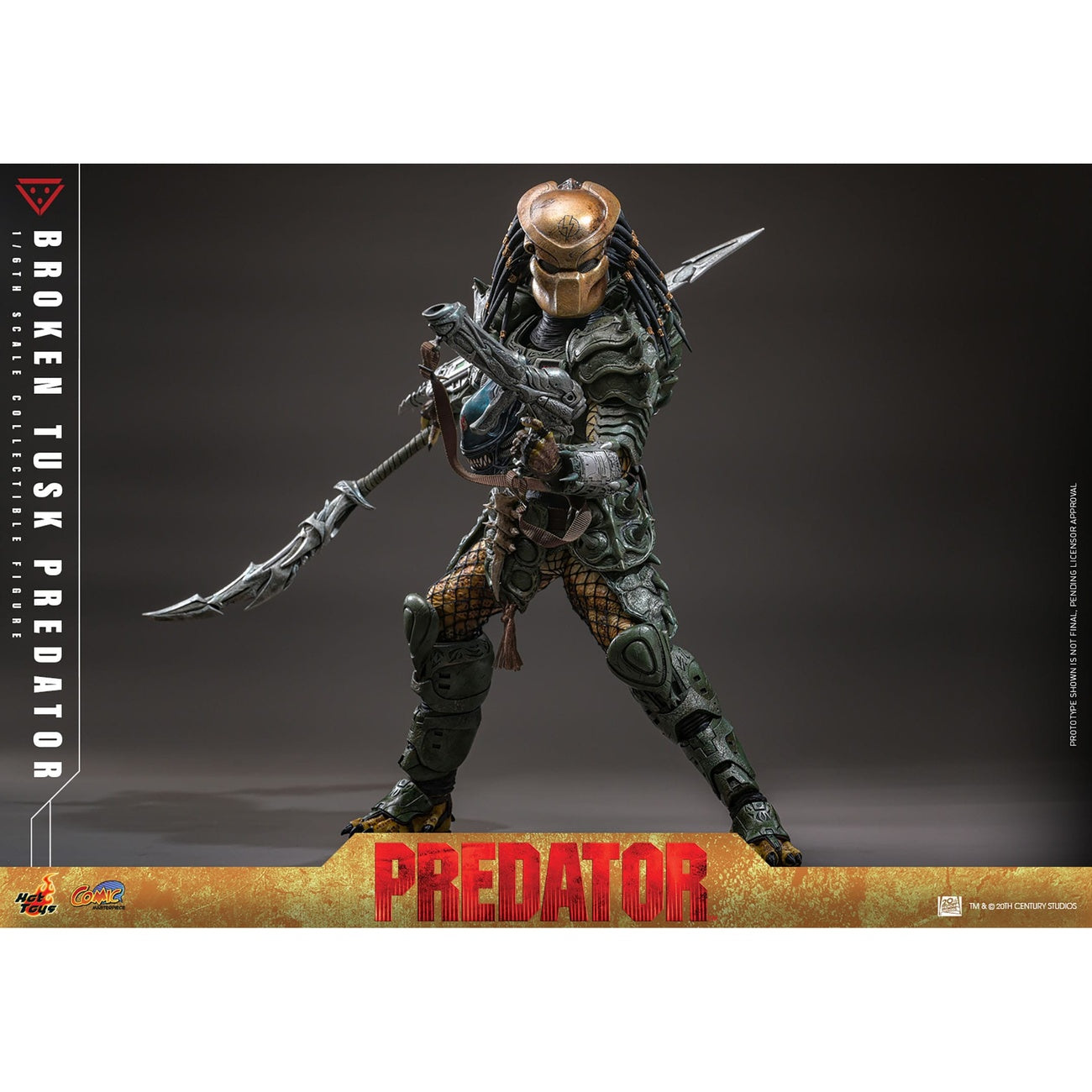 Produktbild Alien vs Predator - Broken Tusk Predator Masterpiece 1:6 actionfigur