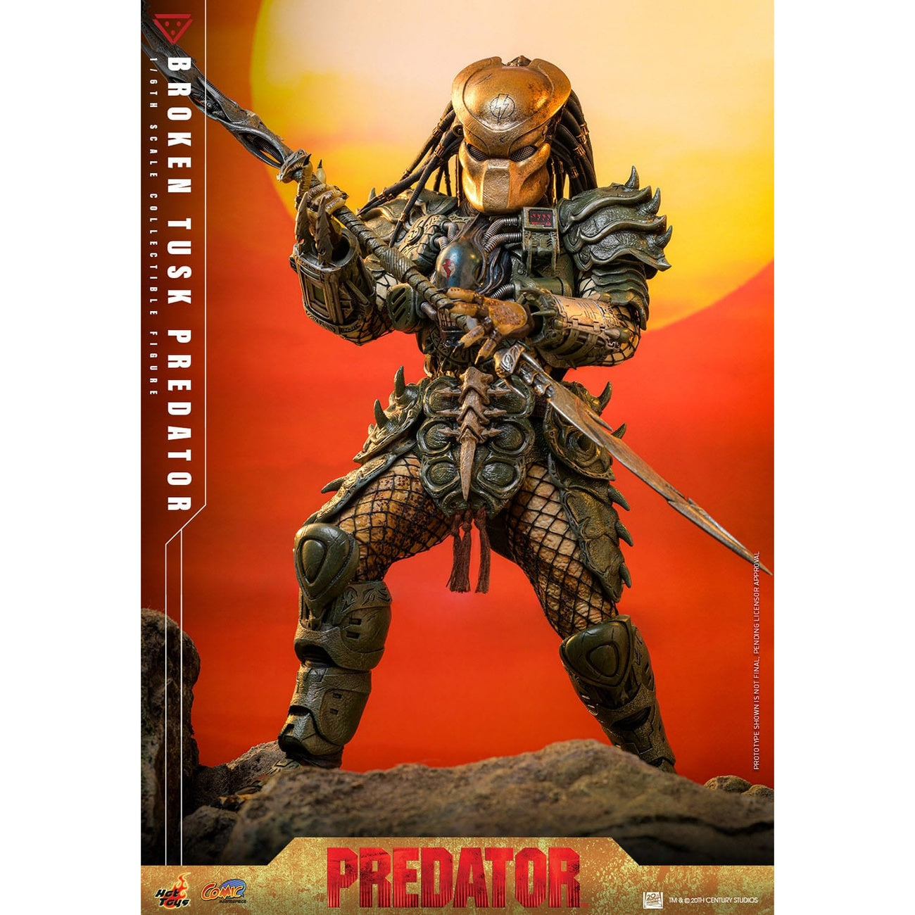 Produktbild Alien vs Predator - Broken Tusk Predator Masterpiece 1:6 actionfigur