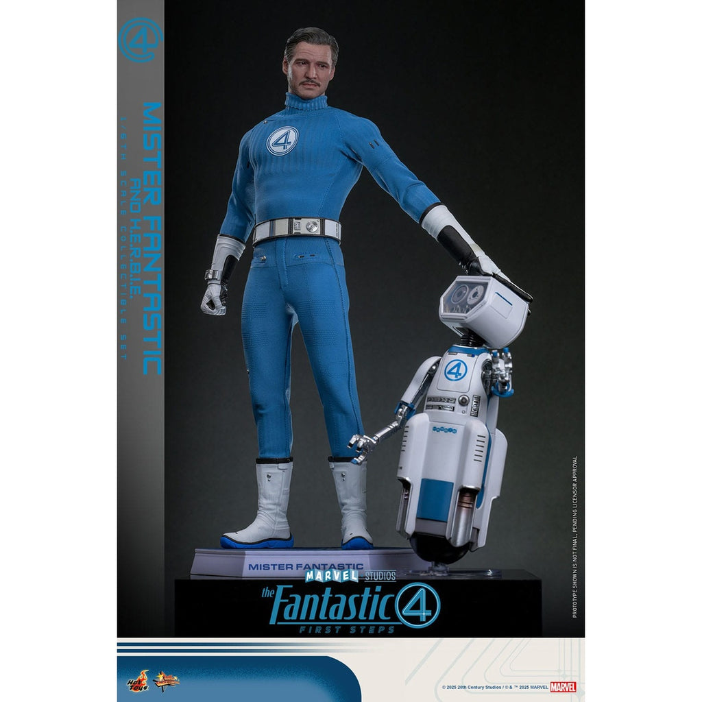 Produktbild Fantastic Four – Mister Fantastic & H.E.R.B.I.E. Masterpiece actionfigurset 1:6
