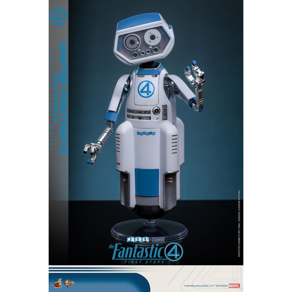 Produktbild Fantastic Four – Mister Fantastic & H.E.R.B.I.E. Masterpiece actionfigurset 1:6