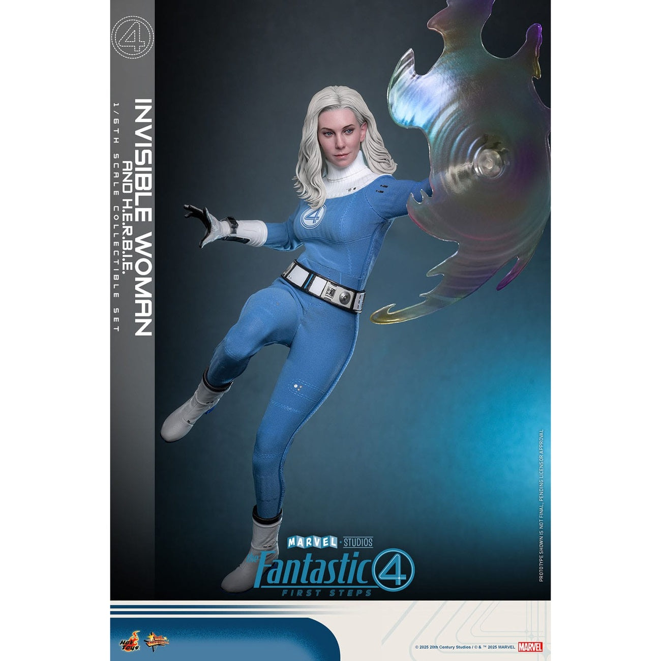 Produktbild Fantastic Four – Invisible Woman & H.E.R.B.I.E. Masterpiece 1:6 actionfigurset