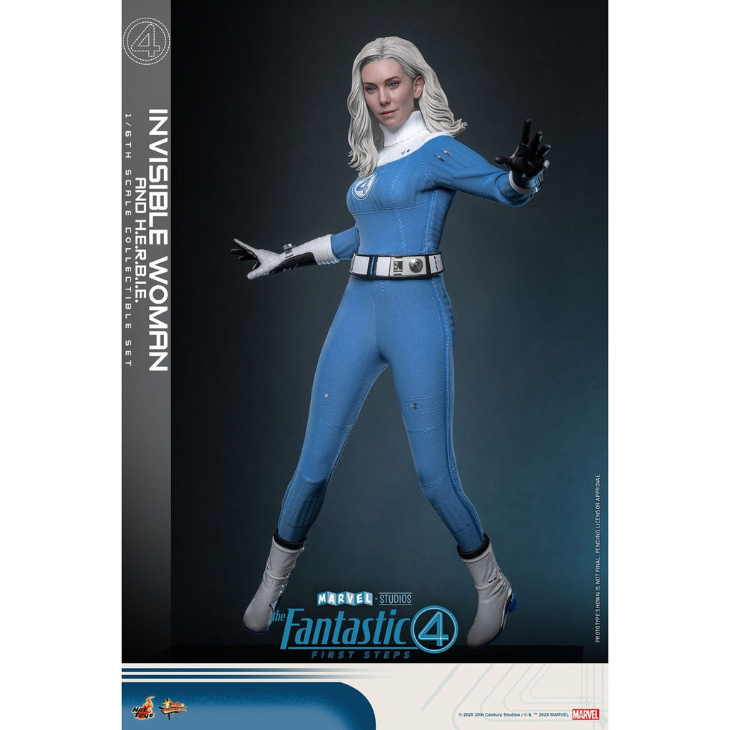 Produktbild Fantastic Four – Invisible Woman & H.E.R.B.I.E. Masterpiece 1:6 actionfigurset