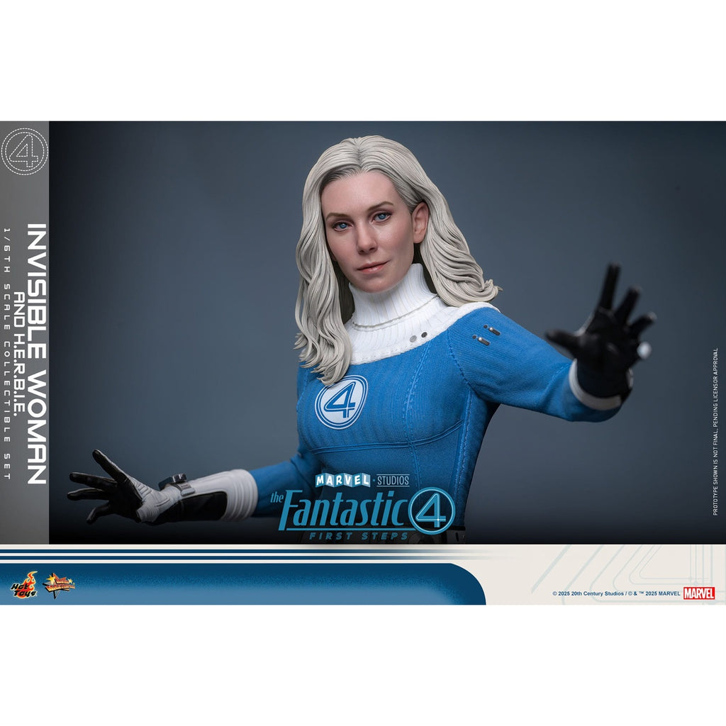 Produktbild Fantastic Four – Invisible Woman & H.E.R.B.I.E. Masterpiece 1:6 actionfigurset