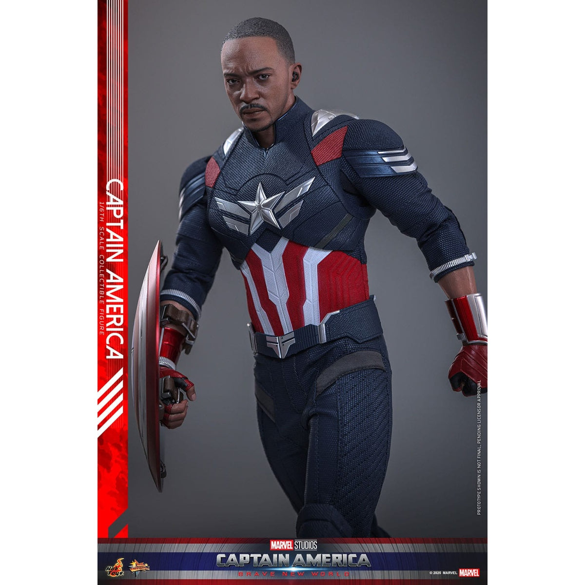 Produktbild Captain America: Brave New World - Captain America Masterpiece 1:6 actionfigur