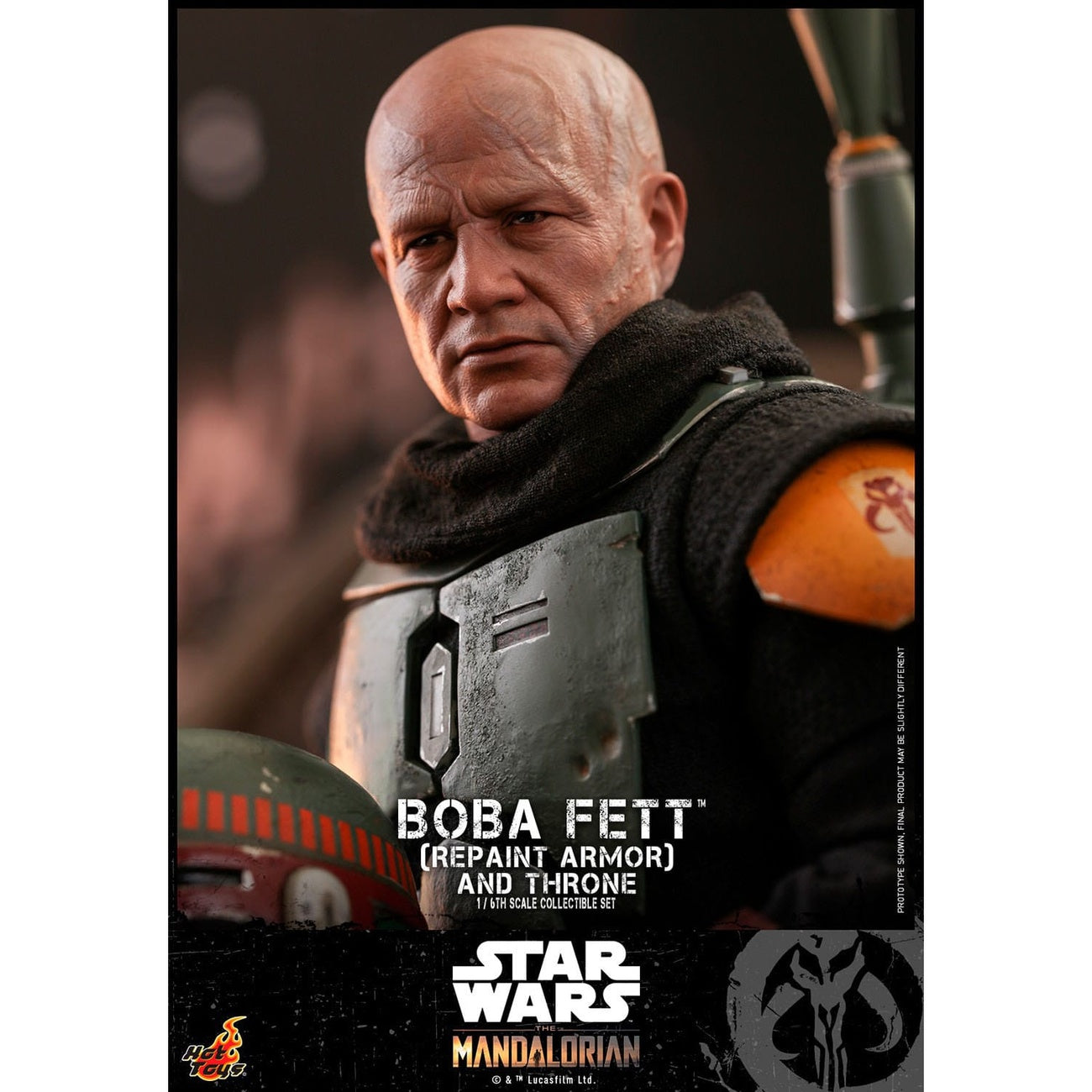Produktbild Star Wars: The Mandalorian - Boba Fett Actionfigur 1:6 Repaint Armor and Throne Special Edition