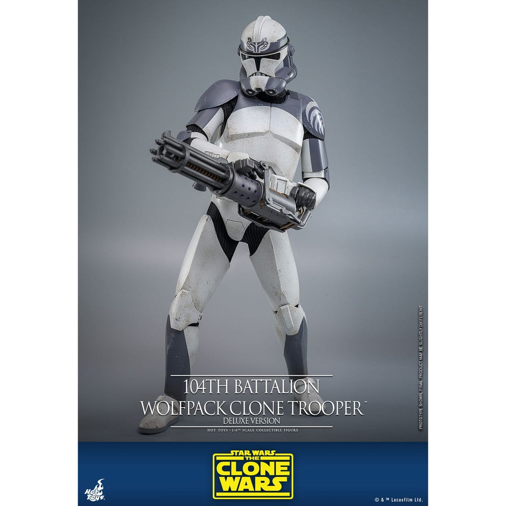 Produktbild Star Wars: The Clone Wars - 104th Battalion Wolfpack Clone Trooper 1:6 actionfigur