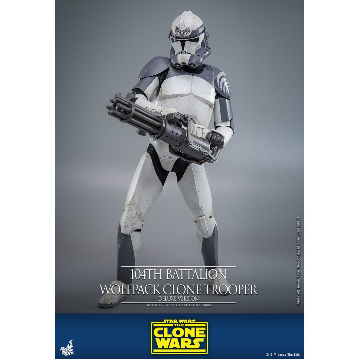 Produktbild Star Wars: The Clone Wars - 104th Battalion Wolfpack Clone Trooper 1:6 actionfigur