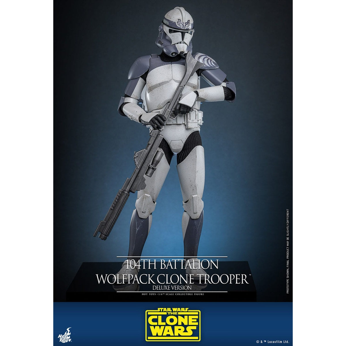 Produktbild Star Wars: The Clone Wars - 104th Battalion Wolfpack Clone Trooper 1:6 actionfigur