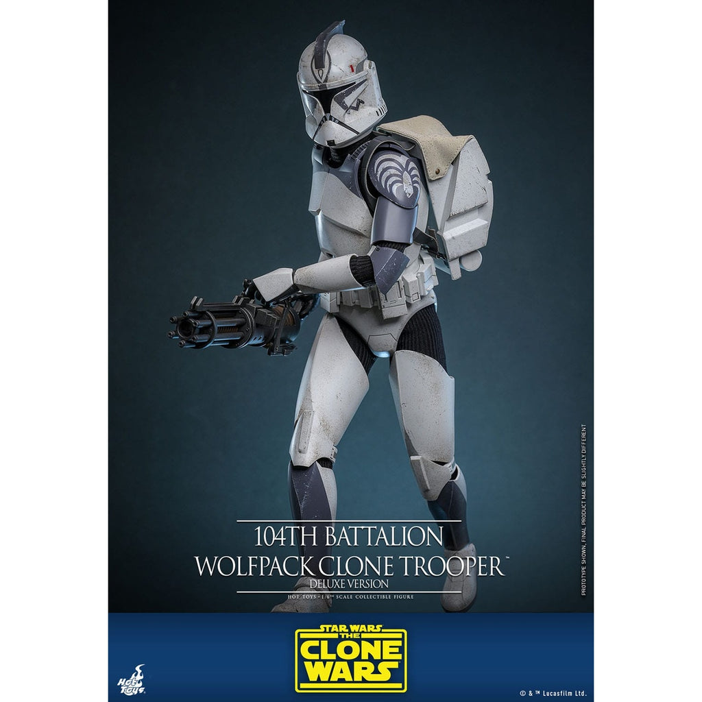 Produktbild Star Wars: The Clone Wars - 104th Battalion Wolfpack Clone Trooper 1:6 actionfigur