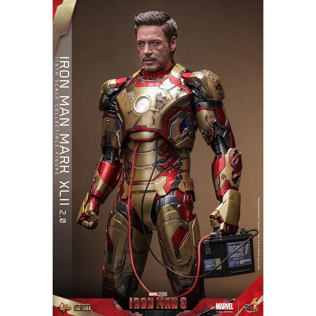 Produktbild Iron Man 3 - Iron Man Mark XLII Masterpiece Diecast 1:6 Deluxe Actionfigur
