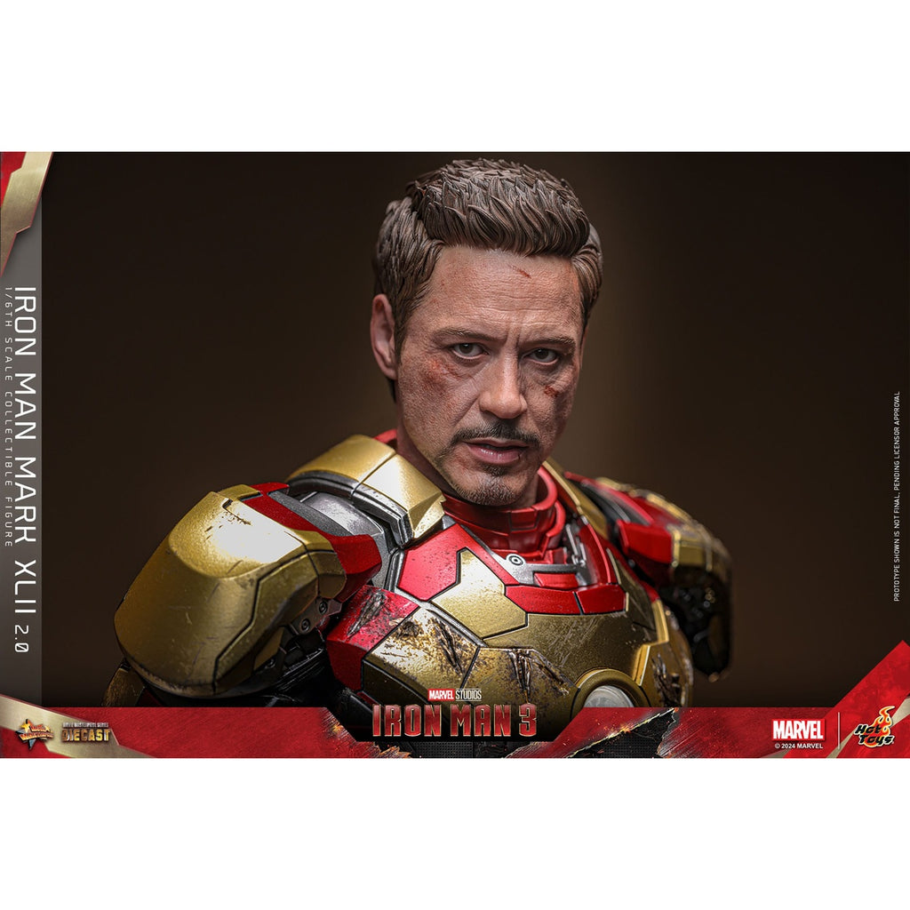 Produktbild Iron Man 3 - Iron Man Mark XLII Masterpiece Diecast 1:6 Deluxe Actionfigur