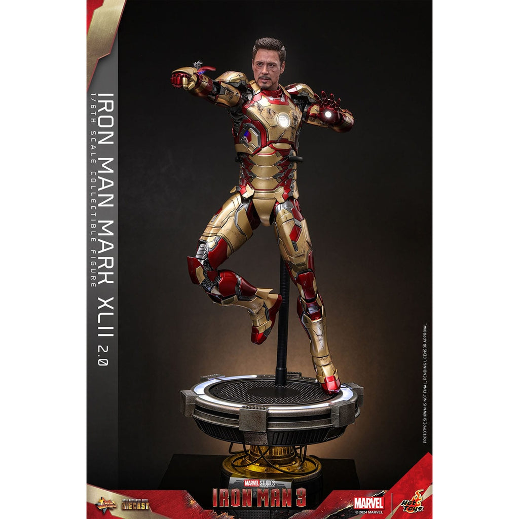 Produktbild Iron Man 3 - Iron Man Mark XLII Masterpiece Diecast 1:6 Deluxe Actionfigur