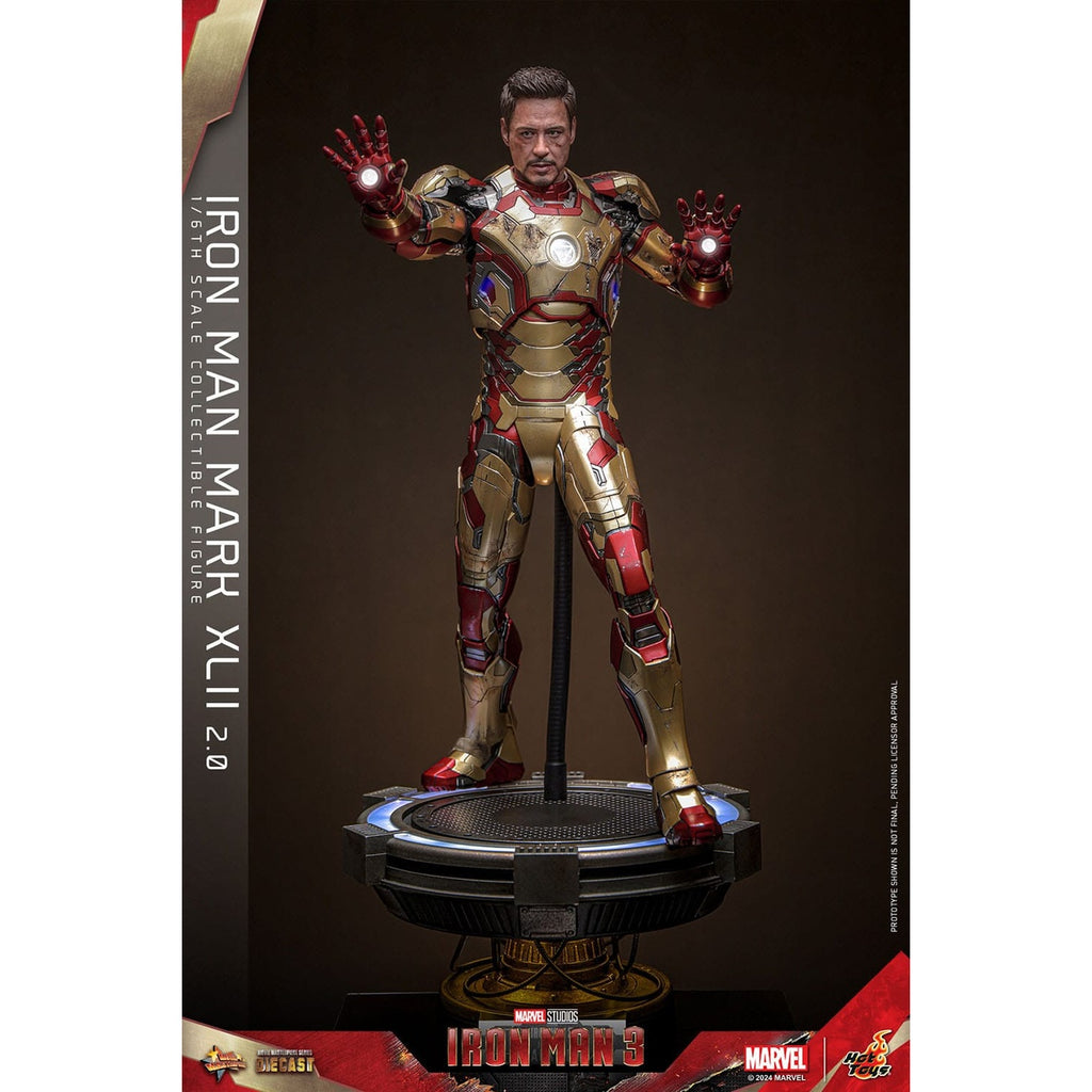 Produktbild Iron Man 3 - Iron Man Mark XLII Masterpiece Diecast 1:6 Deluxe Actionfigur