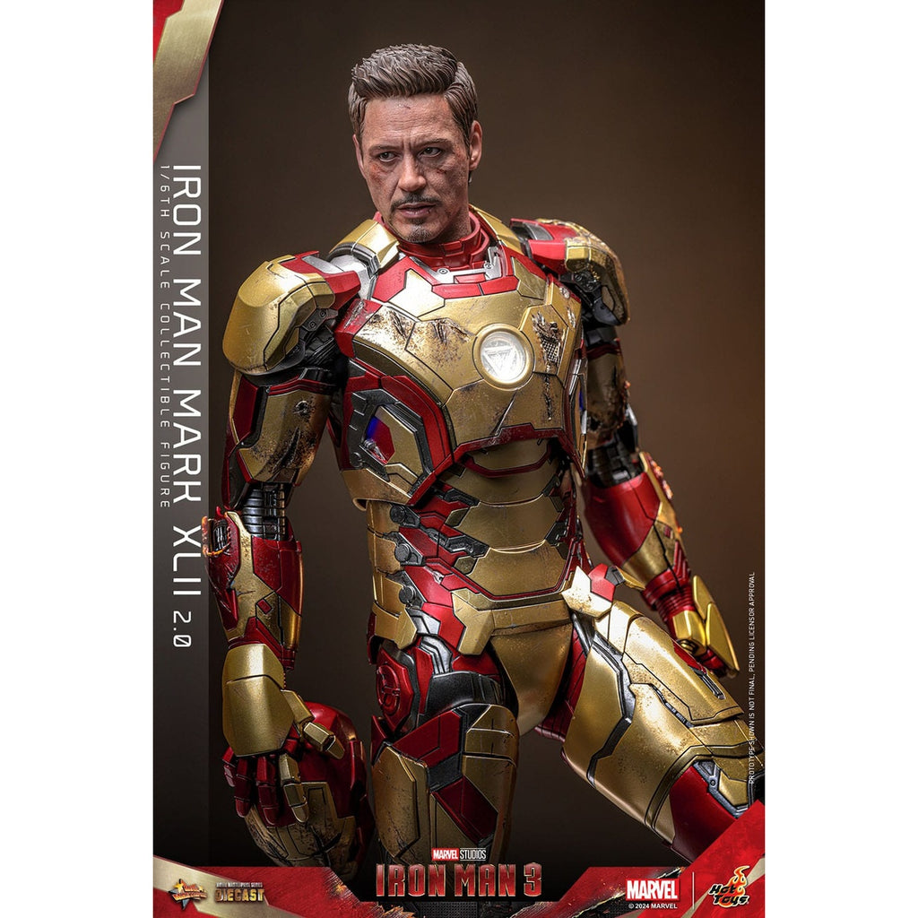 Produktbild Iron Man 3 - Iron Man Mark XLII Masterpiece Diecast 1:6 Deluxe Actionfigur