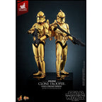 Produktbild Star Wars – Clone Trooper actionfigur 1:6 Gold Chrome Version Exclusive