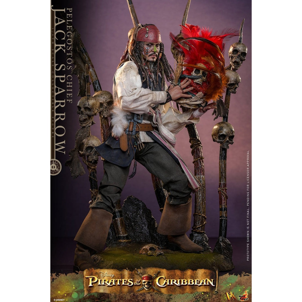 Produktbild Pirates of the Caribbean - Pelegostos-hövding Jack Sparrow 1:6 actionfigur