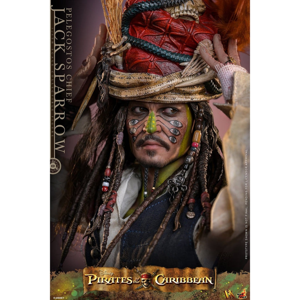Produktbild Pirates of the Caribbean - Pelegostos-hövding Jack Sparrow 1:6 actionfigur