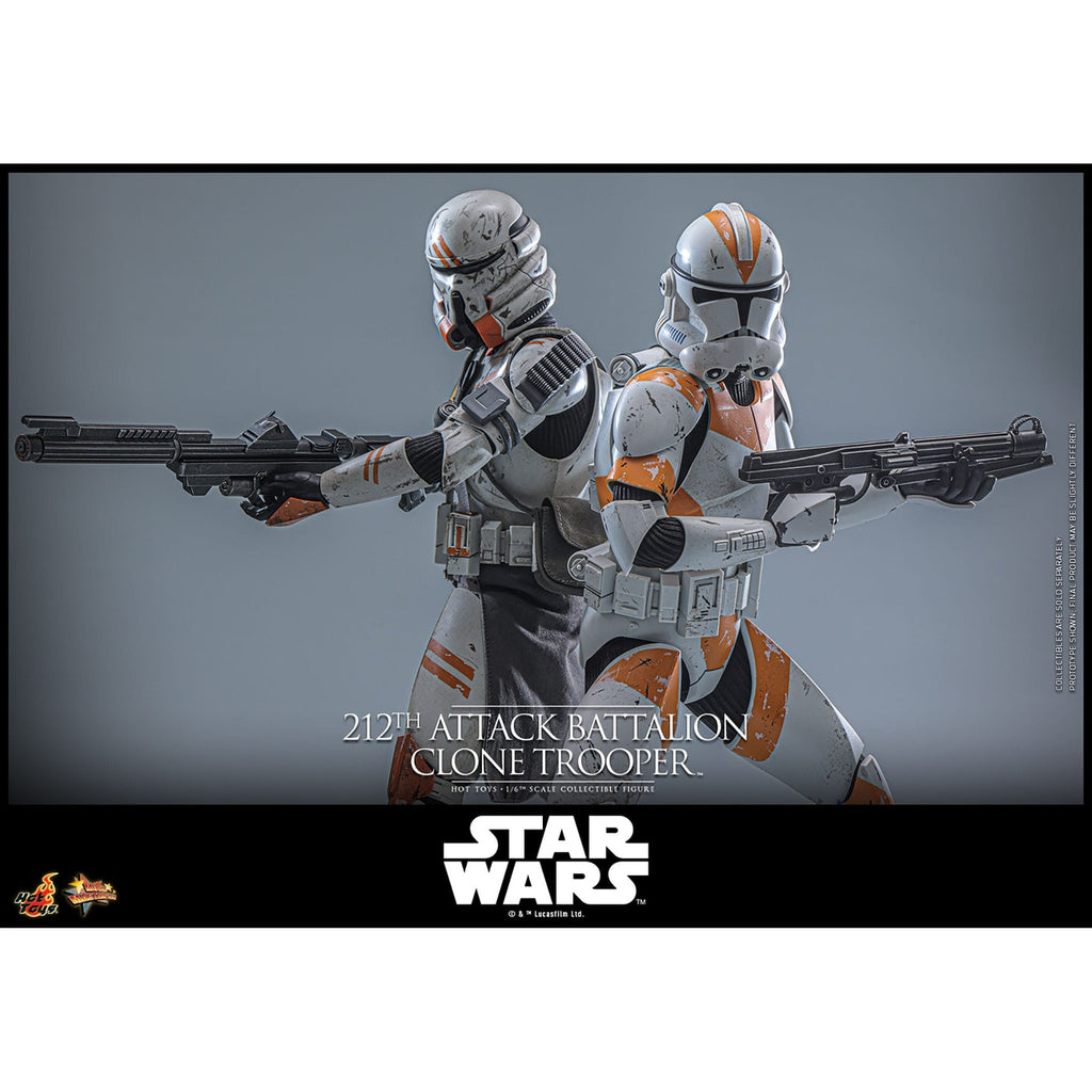 Produktbild Star Wars: The Clone Wars - 212th Attack Battalion Clone Trooper Actionfigur 1:6 Deluxe-version