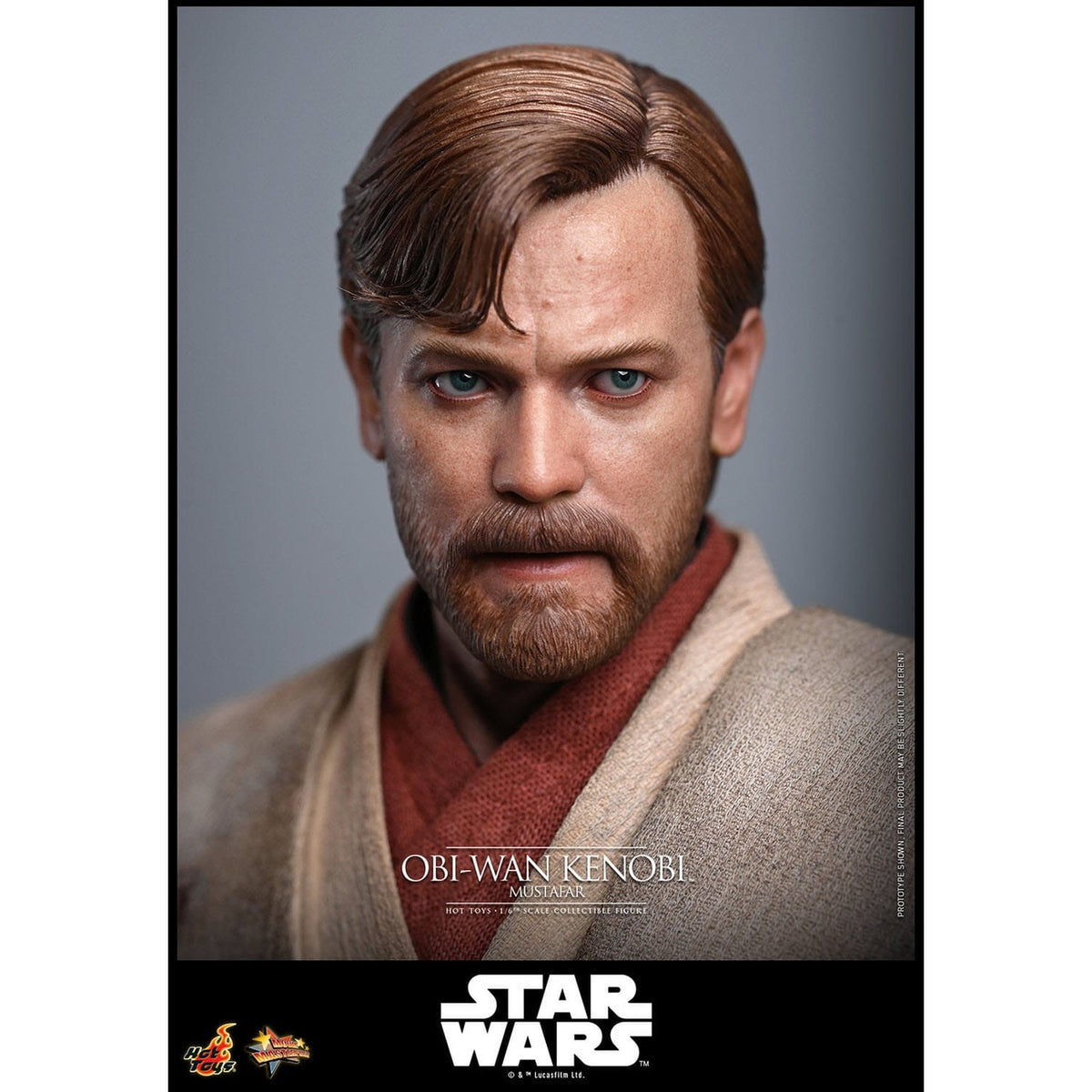 Produktbild Star Wars Episod III: Mörkrets hämnd – Obi-Wan Kenobi (Mustafar) Masterpiece 1:6 actionfigur