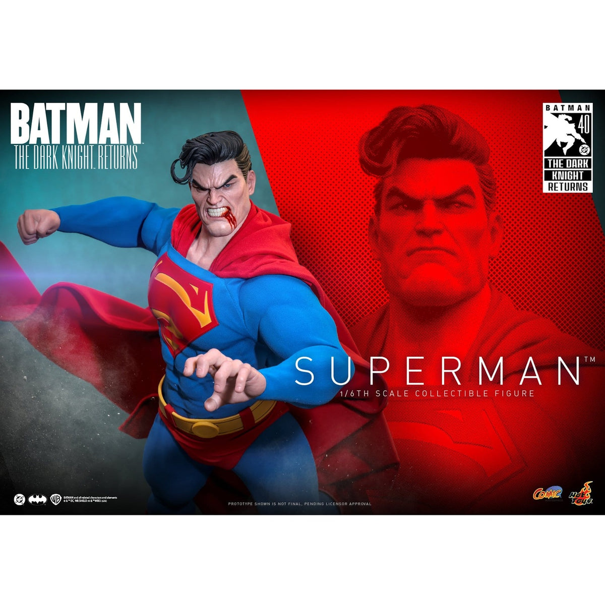 Produktbild Batman: The Dark Knight Returns - Superman Masterpiece 1:6 actionfigur