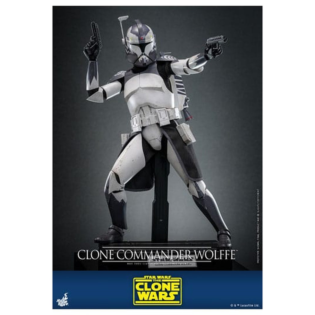 Produktbild Star Wars: The Clone Wars – Clone Commander Wolffe actionfigur skala 1:6