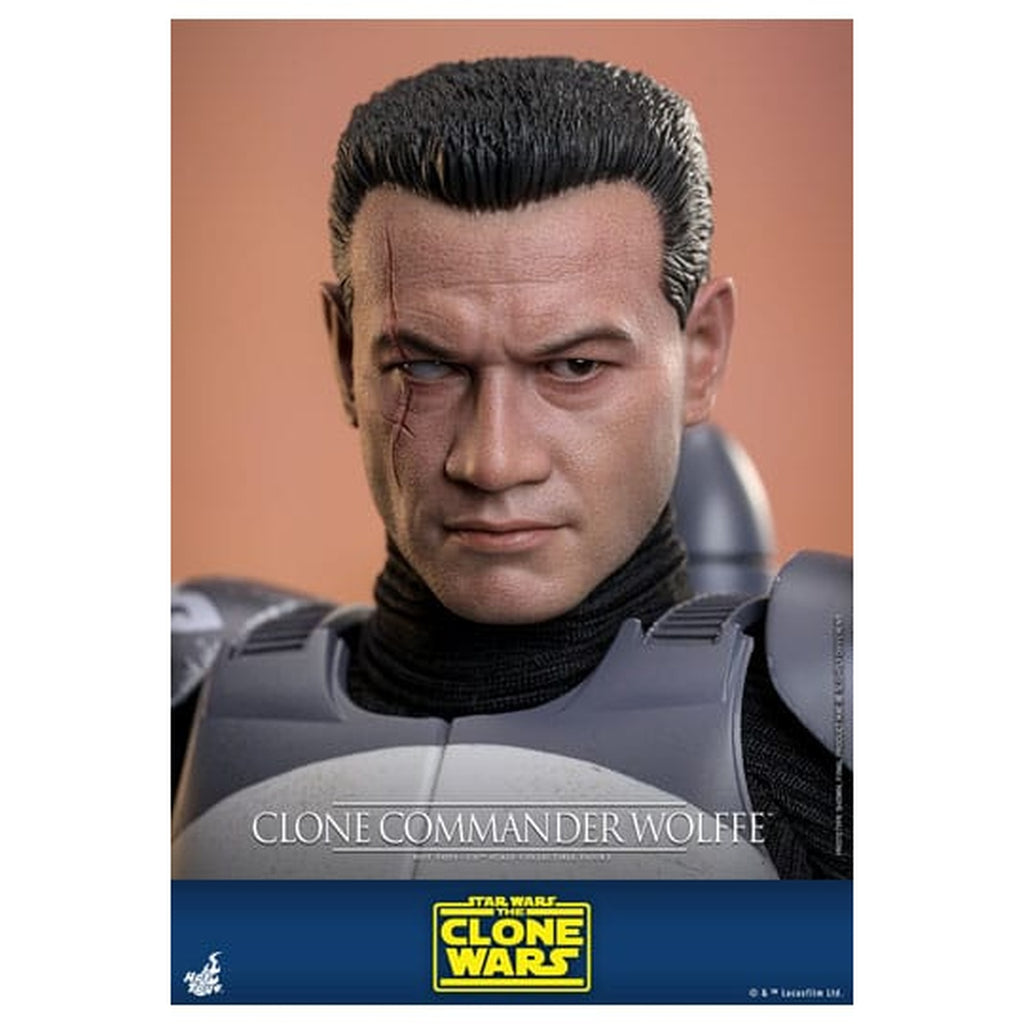 Produktbild Star Wars: The Clone Wars – Clone Commander Wolffe actionfigur skala 1:6