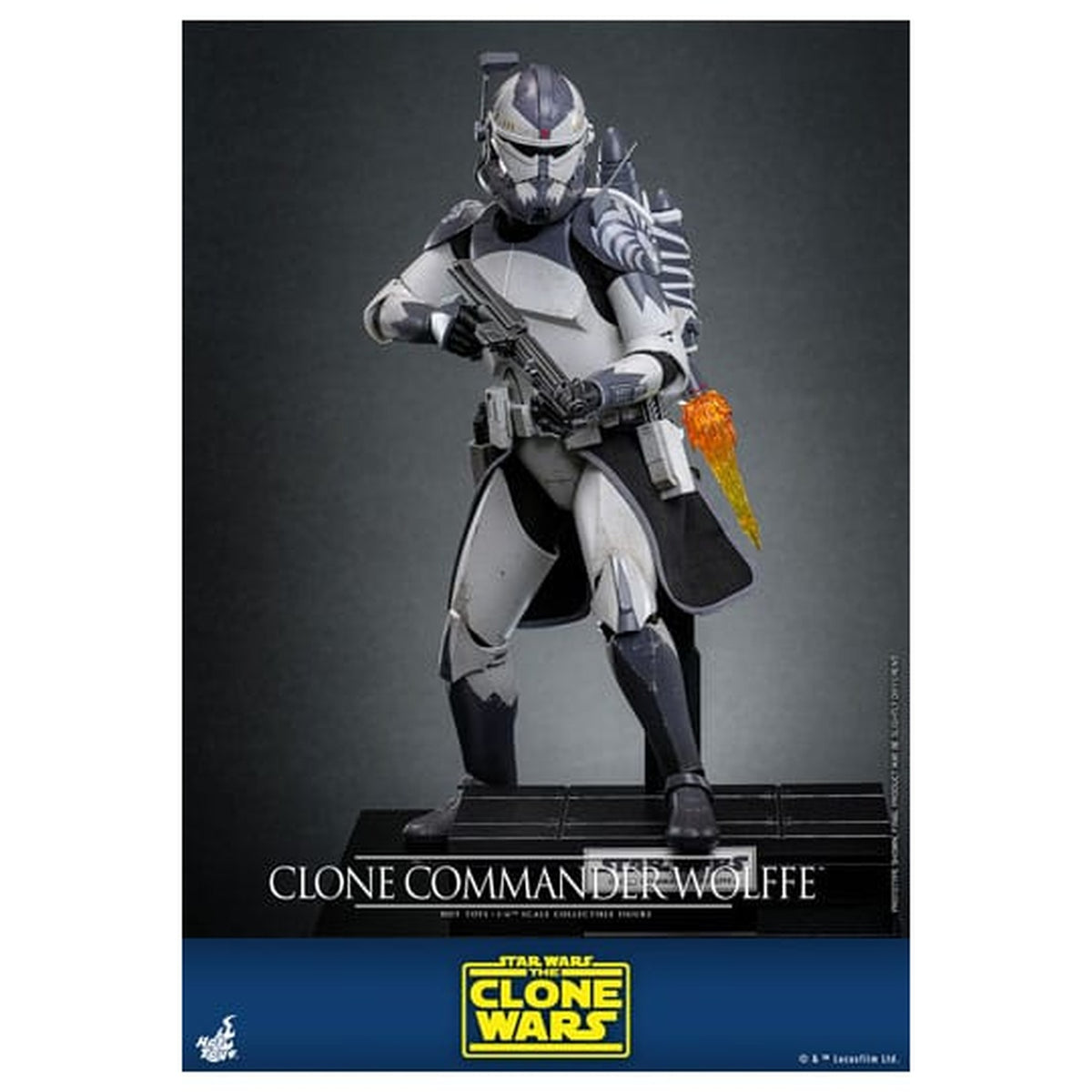 Produktbild Star Wars: The Clone Wars – Clone Commander Wolffe actionfigur skala 1:6