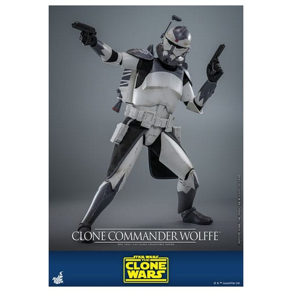 Produktbild Star Wars: The Clone Wars – Clone Commander Wolffe actionfigur skala 1:6