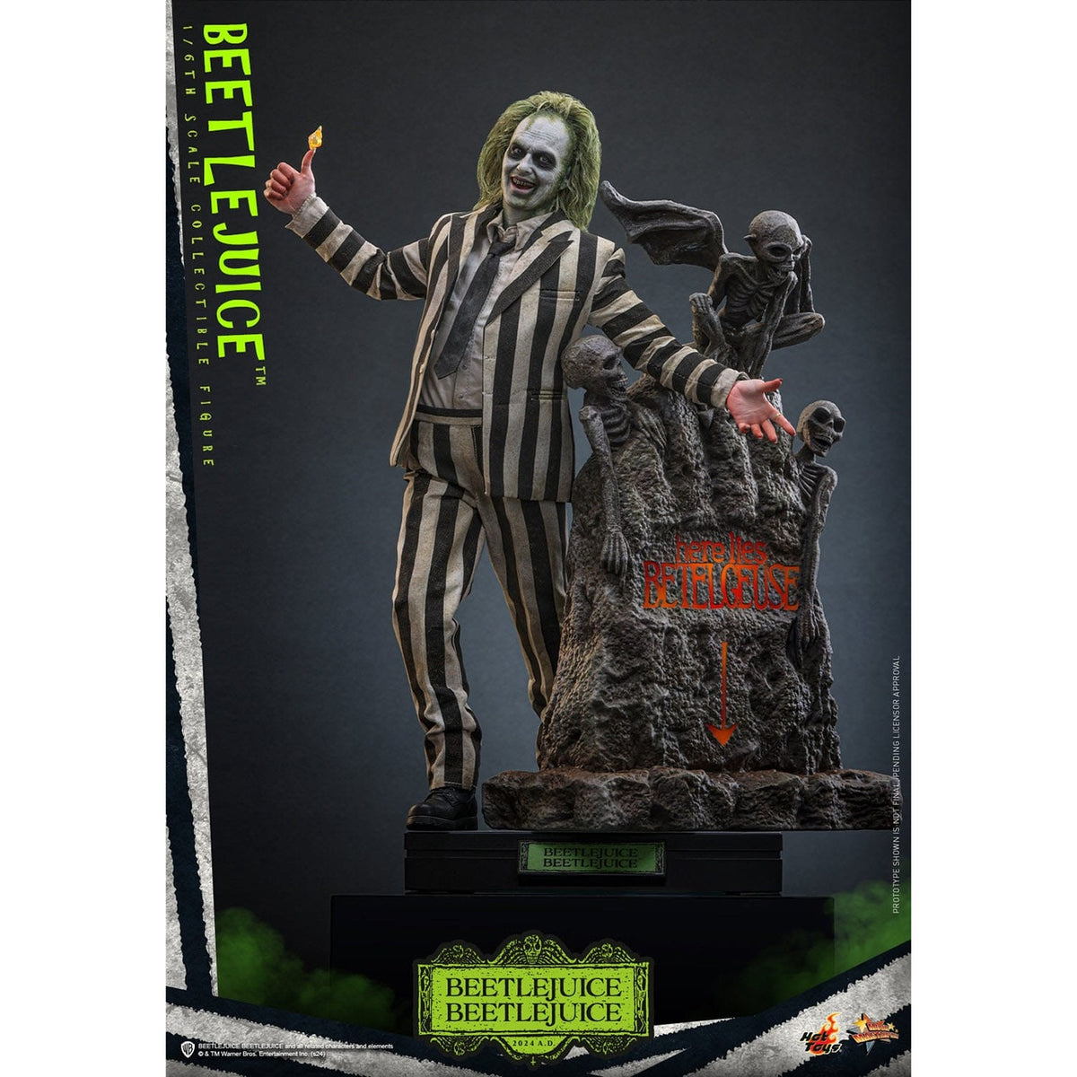 Produktbild Beetlejuice Masterpiece 1:6 Actionfigur - Beetlejuice