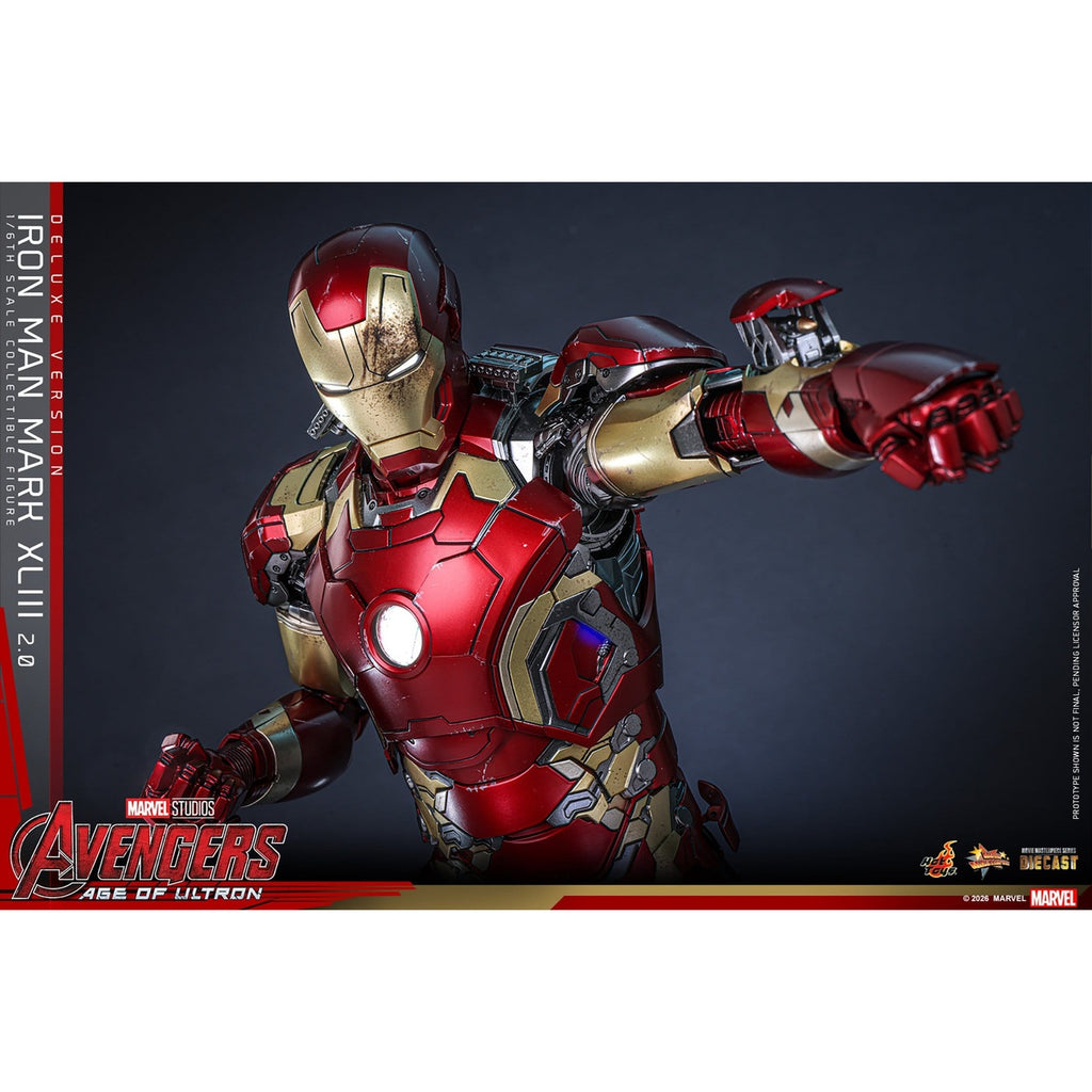 Produktbild Avengers: Age of Ultron - Iron Man Mark XLIII Masterpiece 1:6 Actionfigur Deluxe-version