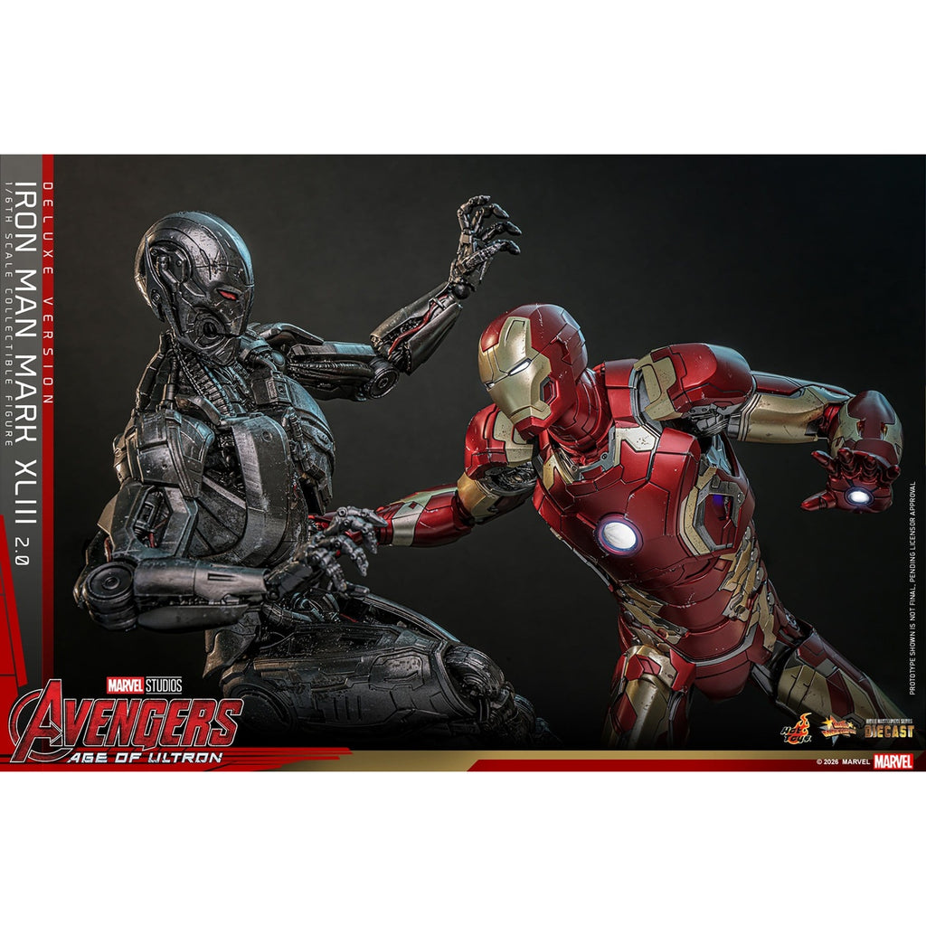 Produktbild Avengers: Age of Ultron - Iron Man Mark XLIII Masterpiece 1:6 Actionfigur Deluxe-version