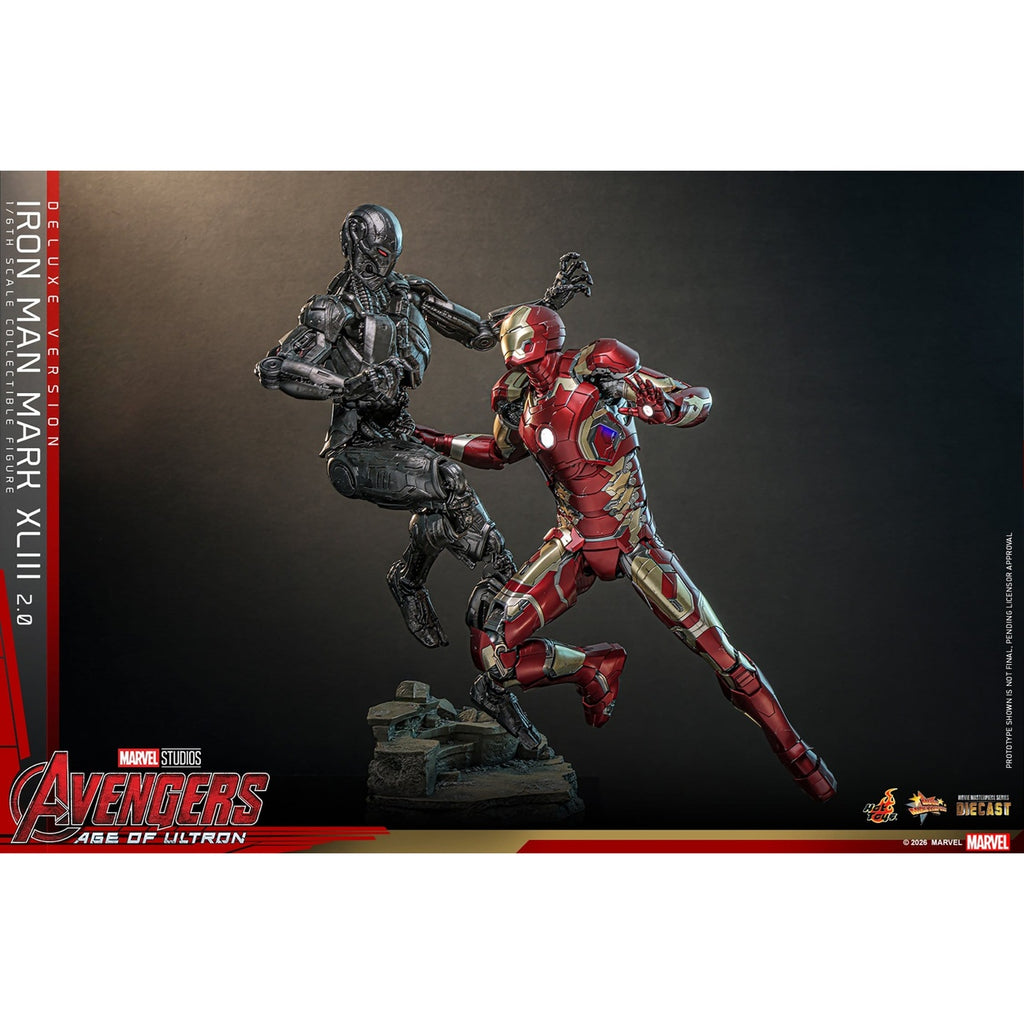 Produktbild Avengers: Age of Ultron - Iron Man Mark XLIII Masterpiece 1:6 Actionfigur Deluxe-version