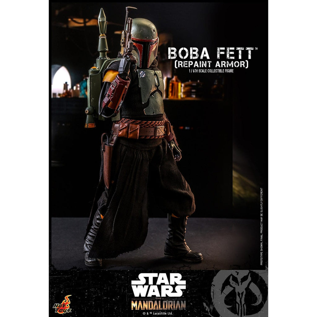 Produktbild Star Wars: The Mandalorian – Boba Fett Actionfigur 1:6 Repaint Armor Special Edition