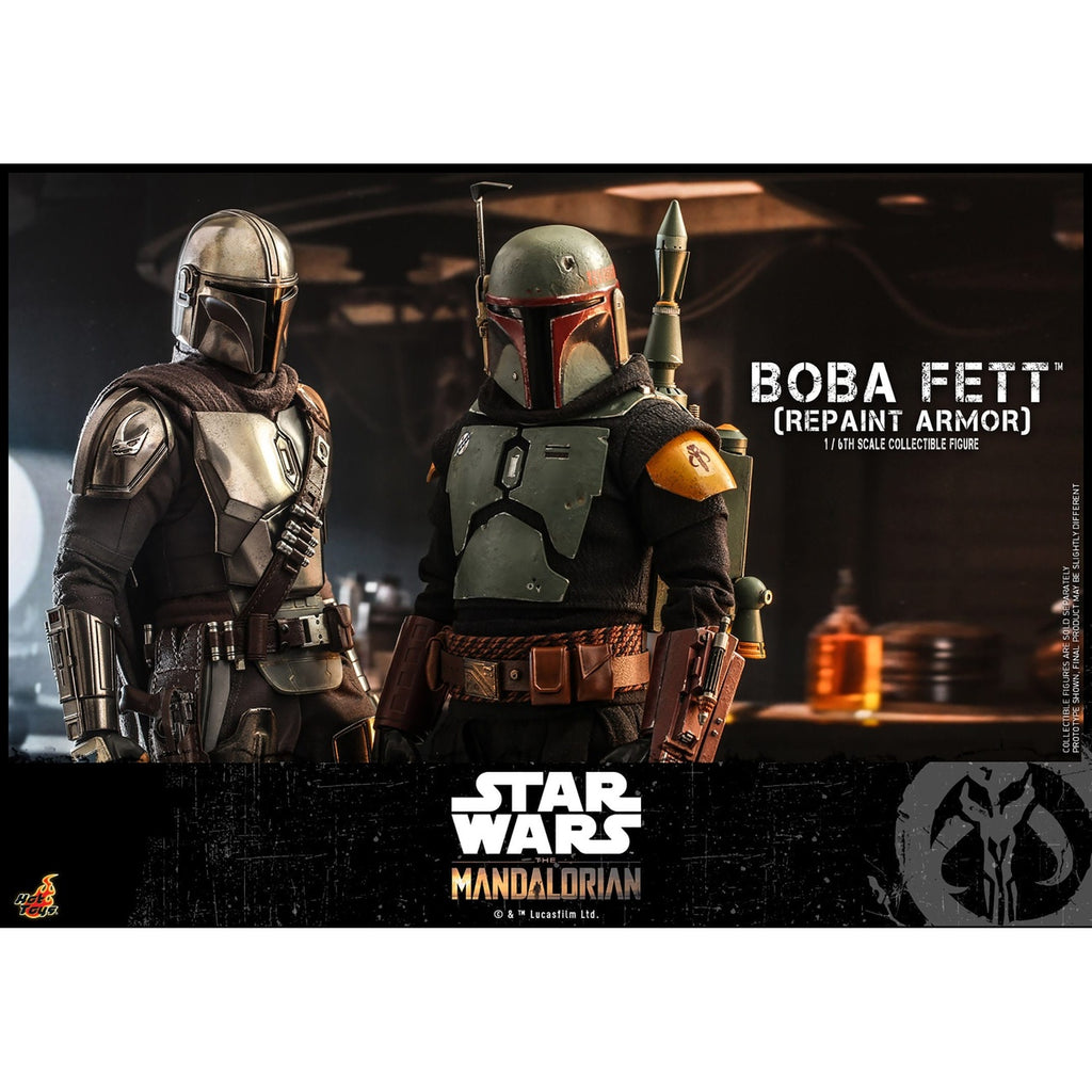 Produktbild Star Wars: The Mandalorian – Boba Fett Actionfigur 1:6 Repaint Armor Special Edition