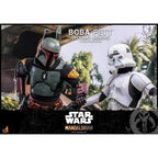 Produktbild Star Wars: The Mandalorian – Boba Fett Actionfigur 1:6 Repaint Armor Special Edition