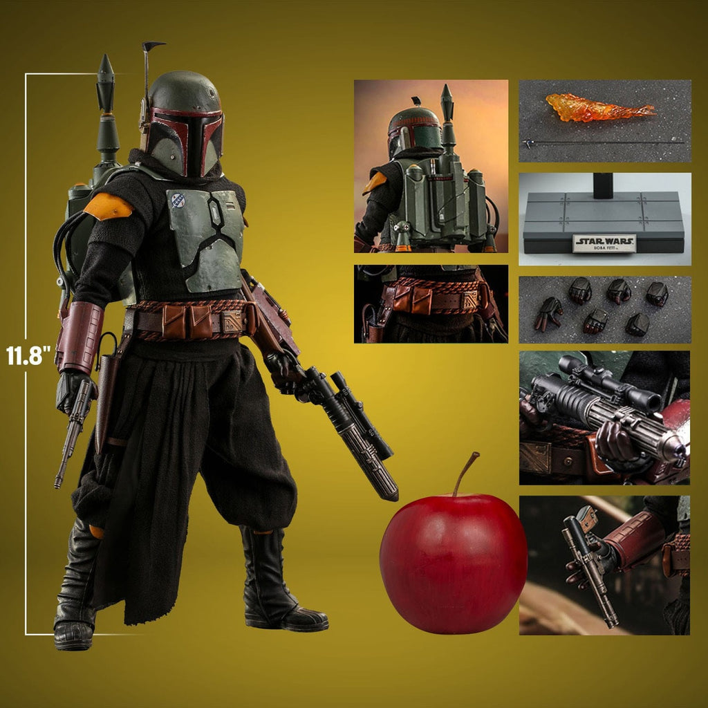 Produktbild Star Wars: The Mandalorian – Boba Fett Actionfigur 1:6 Repaint Armor Special Edition